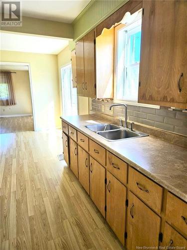 3909 Scenic Drive, Alma, NB - Indoor Photo Showing Kitchen With Double Sink