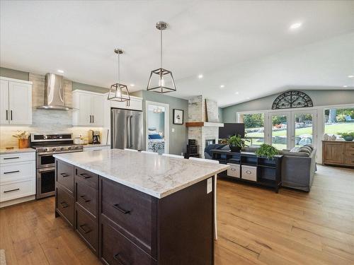 2526 Silver King Road, Nelson, BC - Indoor Photo Showing Kitchen With Stainless Steel Kitchen With Upgraded Kitchen