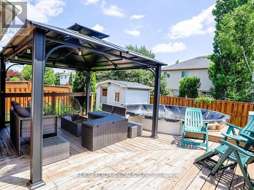 10 Banington Crescent, Brampton, ON - Outdoor With Above Ground Pool With Deck Patio Veranda With Exterior