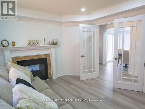 10 Banington Crescent, Brampton, ON - Indoor Photo Showing Living Room With Fireplace