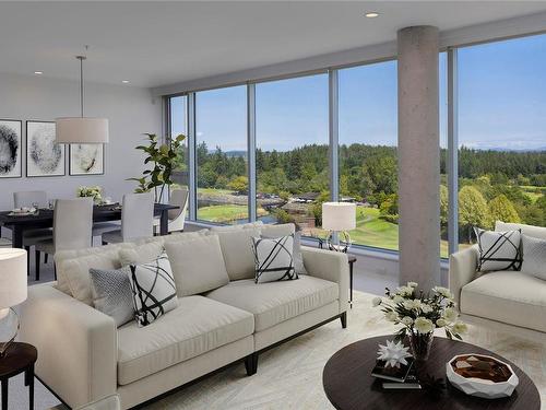 509-5332 Sayward Hill Cres, Saanich, BC - Indoor Photo Showing Living Room