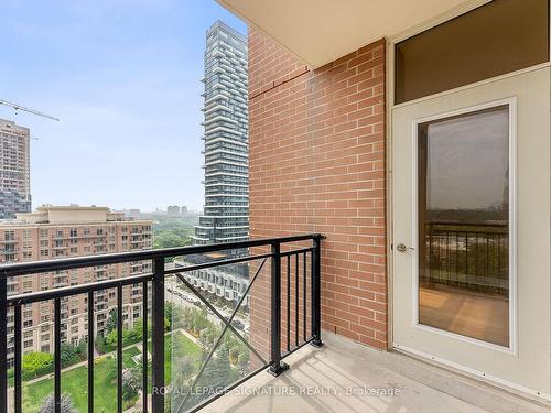 1506-1101 Leslie St, Toronto, ON - Outdoor With Balcony With Exterior