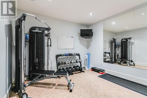 734 Kuipers Crescent, Kelowna, BC - Indoor Photo Showing Gym Room