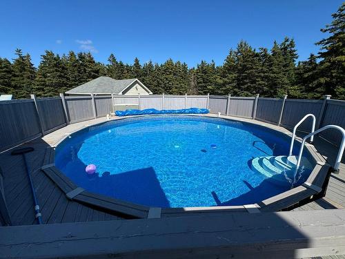 Pool - 14 Allée Dominic, Les Îles-De-La-Madeleine, QC - Outdoor With Above Ground Pool With Backyard