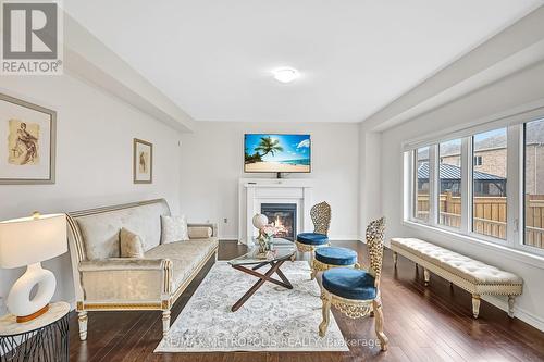 15 Douglas Kemp Crescent, Clarington (Bowmanville), ON - Indoor Photo Showing Living Room With Fireplace