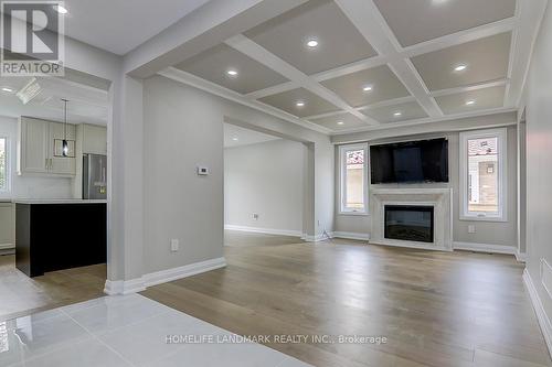 20 Heggie Road, Brampton, ON - Indoor Photo Showing Other Room With Fireplace