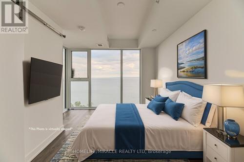 1706 - 370 Martha Street, Burlington (Brant), ON - Indoor Photo Showing Bedroom