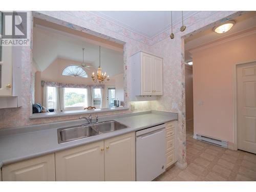 877 K.L.O Road Unit# 307, Kelowna, BC - Indoor Photo Showing Kitchen With Double Sink