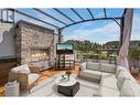 2331 Tallus Ridge Drive Unit# 4, West Kelowna, BC  -  Photo Showing Living Room With Fireplace 