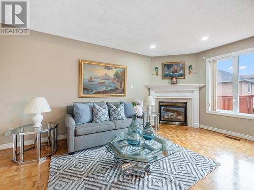 10 Silmoro Court, Vaughan (Maple), ON - Indoor Photo Showing Living Room With Fireplace