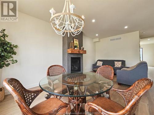 19260 Lakeside Drive, Lighthouse Cove, ON - Indoor Photo Showing Dining Room With Fireplace