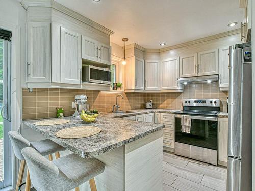 Cuisine - 155  - 155A Rue Champagne, Sainte-Sophie, QC - Indoor Photo Showing Kitchen With Upgraded Kitchen