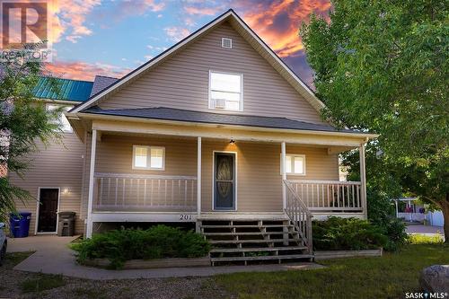 201 5Th Avenue, Caronport, SK - Outdoor With Deck Patio Veranda