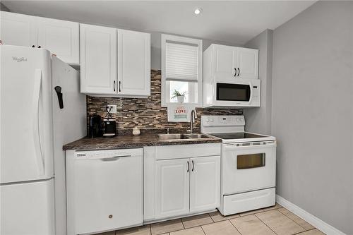 174 Grace Avenue, Hamilton, ON - Indoor Photo Showing Kitchen With Double Sink