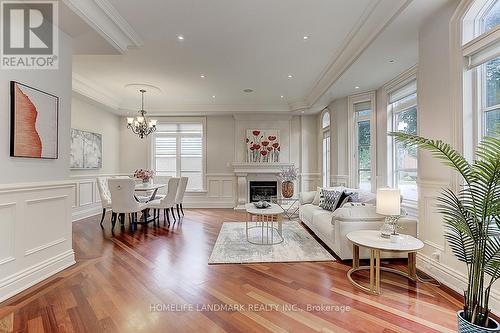 34 Moccasin Trail, Toronto (Banbury-Don Mills), ON - Indoor Photo Showing Living Room With Fireplace