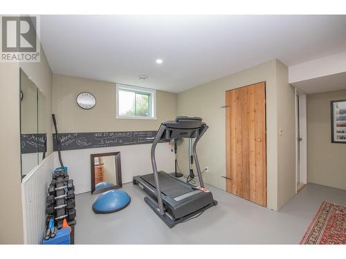 346 Mabel Lake Road, Lumby, BC - Indoor Photo Showing Gym Room