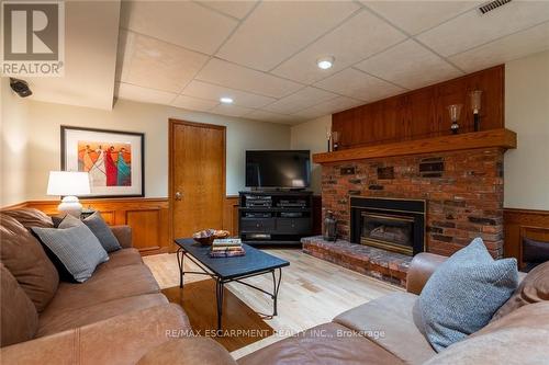 243 Wilson Street W, Hamilton (Ancaster), ON - Indoor Photo Showing Living Room With Fireplace