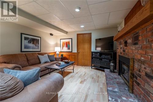 243 Wilson Street W, Hamilton (Ancaster), ON - Indoor Photo Showing Living Room With Fireplace