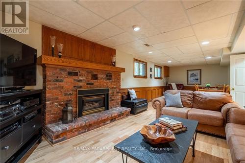 243 Wilson Street W, Hamilton (Ancaster), ON - Indoor Photo Showing Living Room With Fireplace