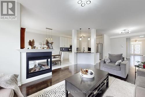 154 Angus Drive, Ajax (Central), ON - Indoor Photo Showing Living Room With Fireplace