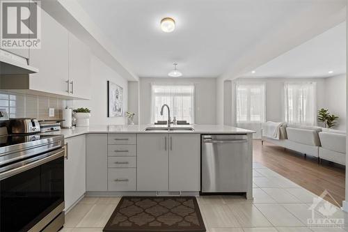 90 Mudminnow Crescent, Ottawa, ON - Indoor Photo Showing Kitchen With Double Sink