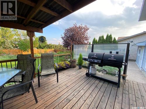 126 Wright Crescent, Biggar, SK - Outdoor With Deck Patio Veranda With Exterior