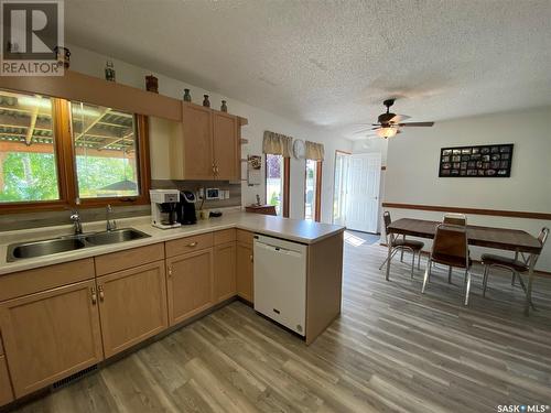 126 Wright Crescent, Biggar, SK - Indoor Photo Showing Kitchen With Double Sink