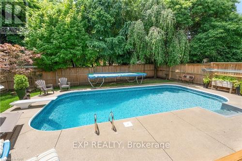 6108 Mountainside Street, Niagara Falls, ON - Outdoor With In Ground Pool With Deck Patio Veranda With Backyard