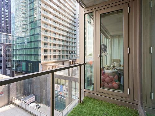 Balcony - 508-1300 Boul. René-Lévesque O., Montréal (Ville-Marie), QC - Outdoor With Balcony With Exterior