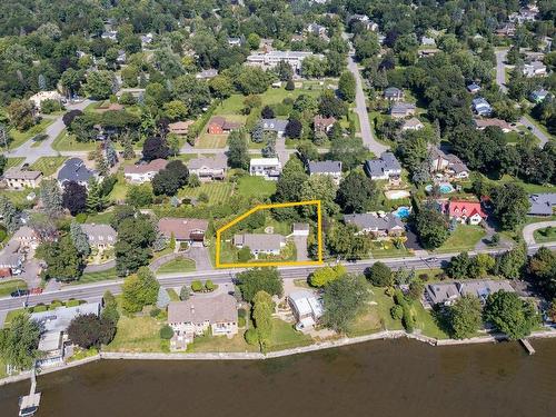 Aerial photo - 20237 Ch. Lakeshore, Baie-D'Urfé, QC - Outdoor With Body Of Water With View