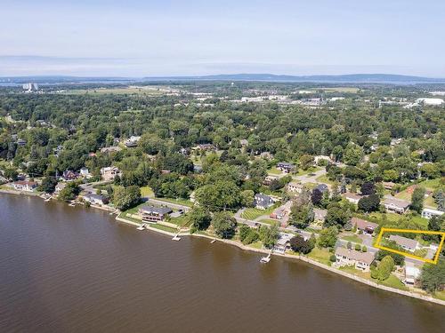 Aerial photo - 20237 Ch. Lakeshore, Baie-D'Urfé, QC - Outdoor With Body Of Water With View