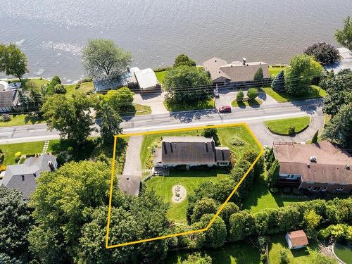 Aerial photo - 20237 Ch. Lakeshore, Baie-D'Urfé, QC - Outdoor With Body Of Water With View