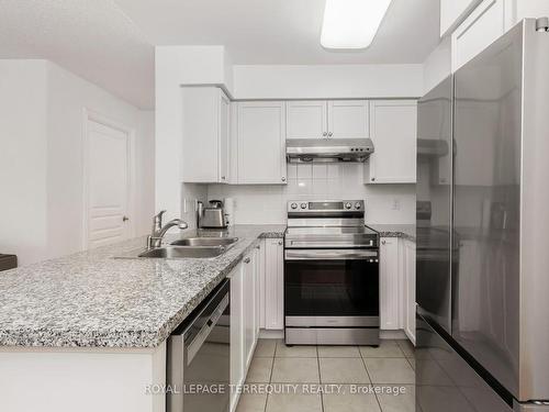 1408-8 Mckee Ave, Toronto, ON - Indoor Photo Showing Kitchen With Double Sink With Upgraded Kitchen