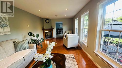 41 Kinney Road, Jacksonville, NB - Indoor Photo Showing Living Room With Fireplace