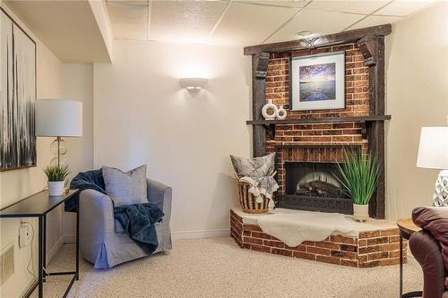 1310 Ester Drive, Burlington, ON - Indoor With Fireplace