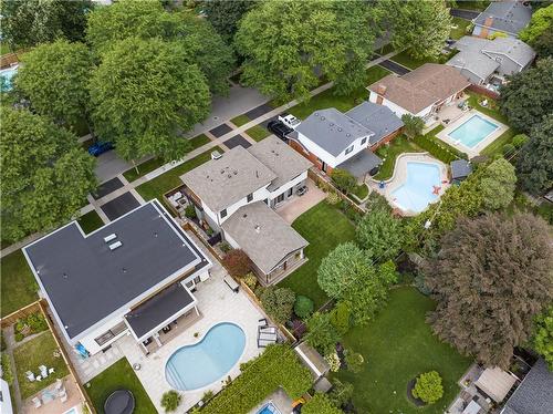 3362 Guildwood Drive, Burlington, ON - Outdoor With In Ground Pool With View