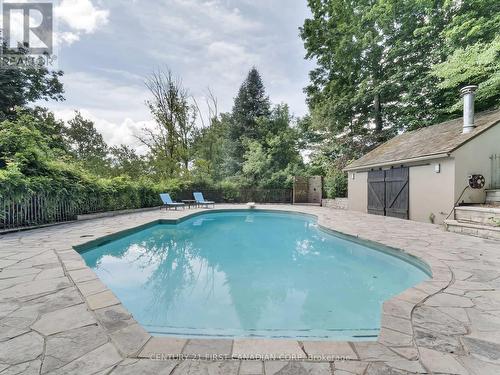 10845 Old River Road W, Middlesex Centre (Komoka), ON - Outdoor With In Ground Pool With Backyard