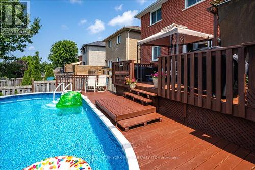 28 Black Willow Drive, Barrie (Holly), ON - Outdoor With Above Ground Pool With Exterior