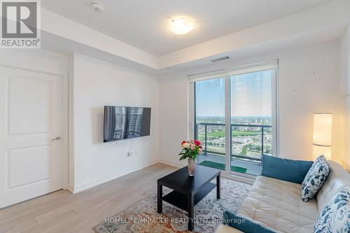 2920 - 8 Nahani Way, Mississauga (Hurontario), ON - Indoor Photo Showing Living Room