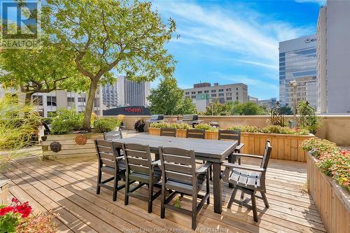 75 Riverside Drive East Unit# 702, Windsor, ON - Outdoor With Deck Patio Veranda