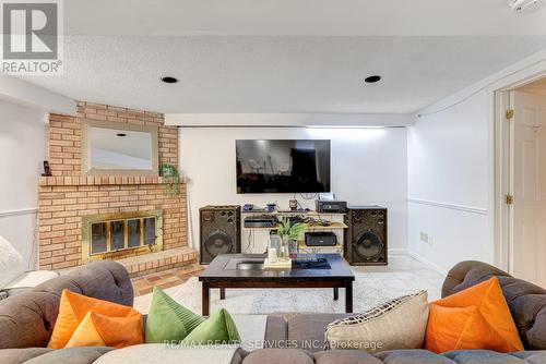 32 Saturn Drive, Brampton (Madoc), ON - Indoor Photo Showing Living Room With Fireplace