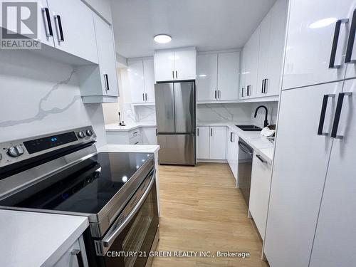 312 - 85 Emmett Avenue, Toronto (Mount Dennis), ON - Indoor Photo Showing Kitchen With Double Sink