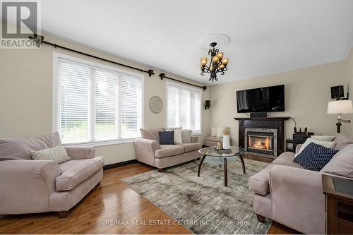 15 Upper Canada Drive, Erin (Hillsburgh), ON - Indoor Photo Showing Living Room With Fireplace