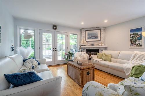 63 Forestgate Drive, Hamilton, ON - Indoor Photo Showing Living Room With Fireplace