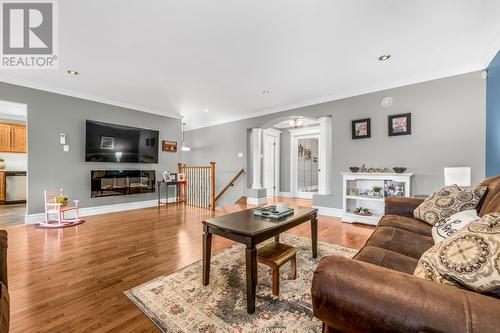 14 Tobins Road, Conception Bay South, NL - Indoor Photo Showing Living Room With Fireplace