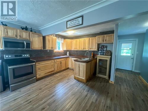 241 Grandor Road, Kagawong, Manitoulin Island, ON - Indoor Photo Showing Kitchen With Double Sink