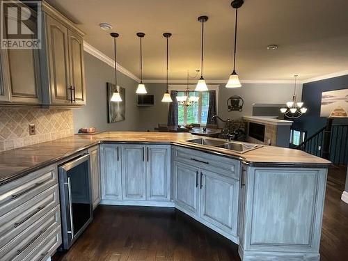 34 Romains Road, Port Au Port East, NL - Indoor Photo Showing Kitchen With Double Sink