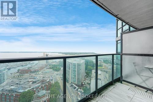 2504 - 600 Fleet Street, Toronto (Waterfront Communities), ON - Outdoor With Balcony With View