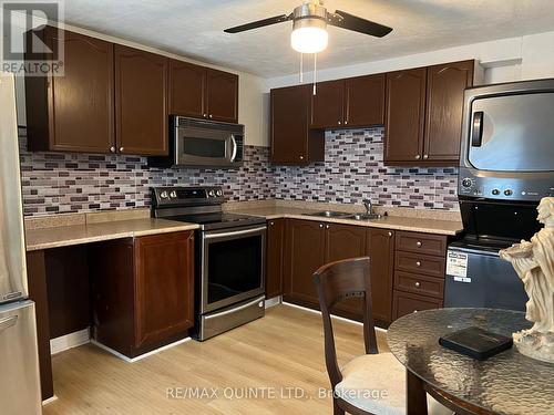 93 Spring Street, Quinte West, ON - Indoor Photo Showing Kitchen With Stainless Steel Kitchen With Double Sink With Upgraded Kitchen