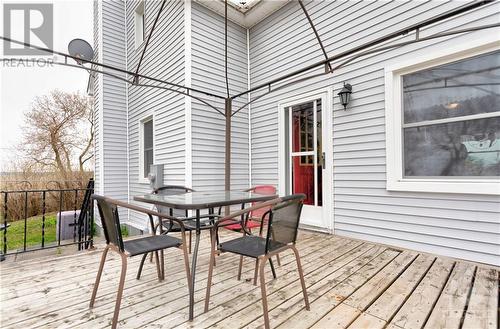 Deck off the kitchen is perfect for entertaining - 1560 South Mcnaughton Road, Admaston, ON - Outdoor With Deck Patio Veranda With Exterior